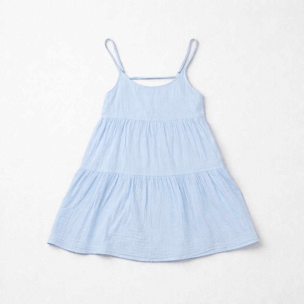 Wild Fable Sky Blue Textured Dress